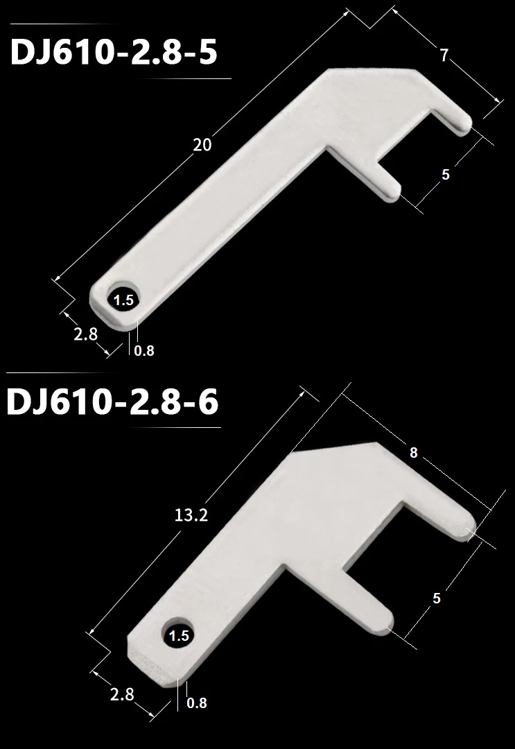 Faston acodado 2.8mm